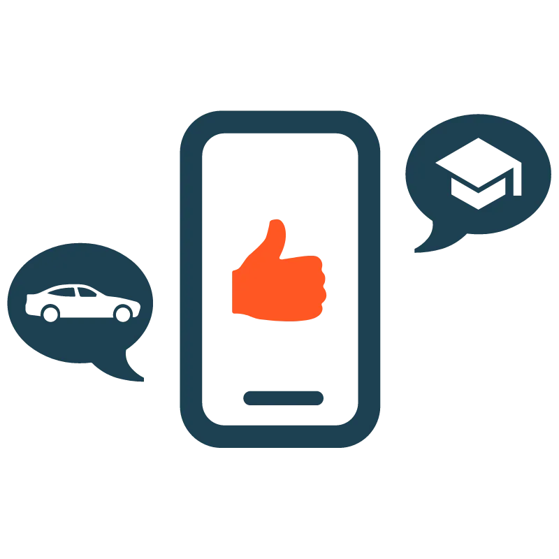 Hohe Bestehenswahrscheinlichkeit mit unserer App