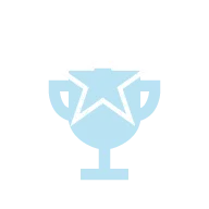 Pokal mit Stern für Fahrschul-Gewinnspiel