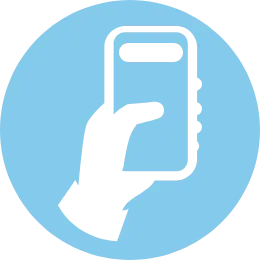 Icon von Pushmessage auf transparenten Hintergrund