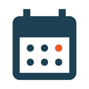 Terminkalender Icon für Planbarkeit